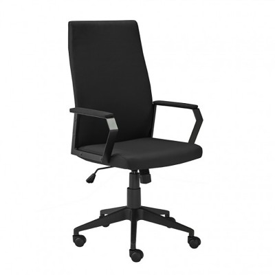 ADJ. OFFICE CHAIR W. GAS LIFT BLACK
